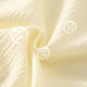 Newborn romper baby Summer pure cotton gauze jumpsuit class A tire cap petal bib thin breathable long climbing