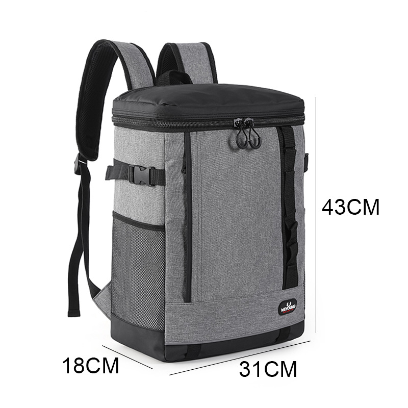 Mochila térmica de gran capacidad de venta caliente europea/americana - Bolsa de cerveza para picnic impermeable para exteriores, bolsa de hielo que evita fugas de agua