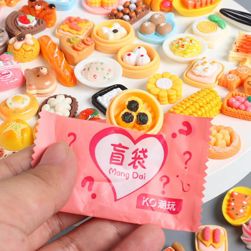 発光小動物クリスマスブラインドバッグ模擬食品おもちゃ DIY カメペアミニトレンディなブラインドボックス装飾品|undefined