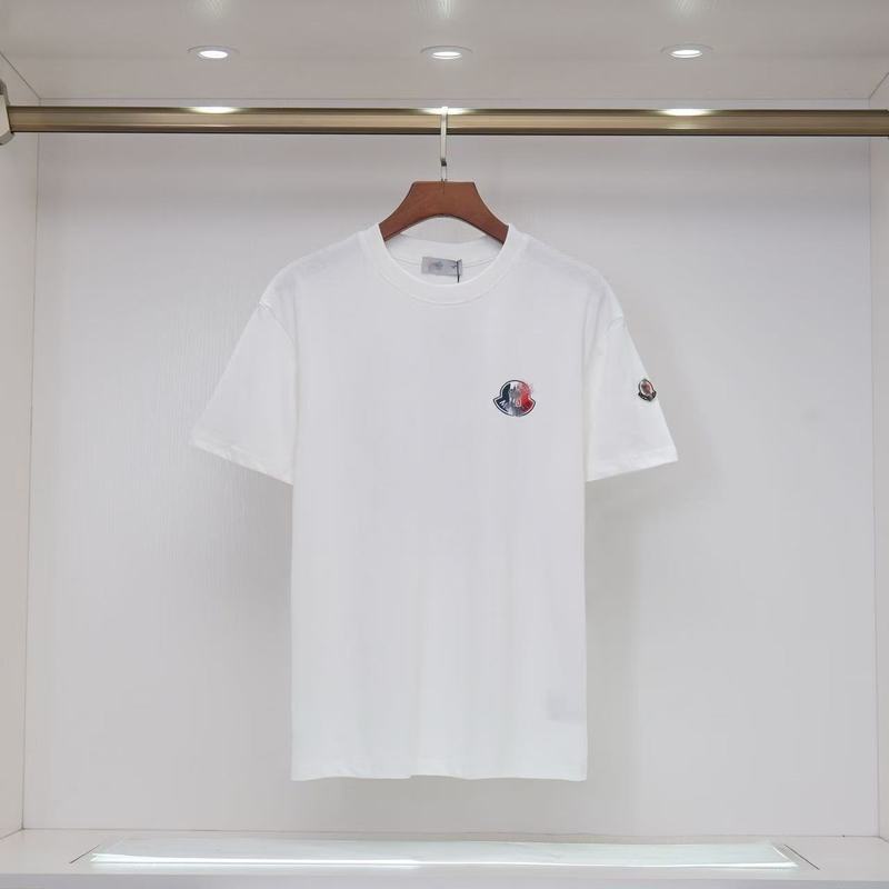 メンズモン半袖Tシャツ2025夏モン口新作ラウンドネックTシャツトレンディなプリント半袖通気性メンズトップス|undefined