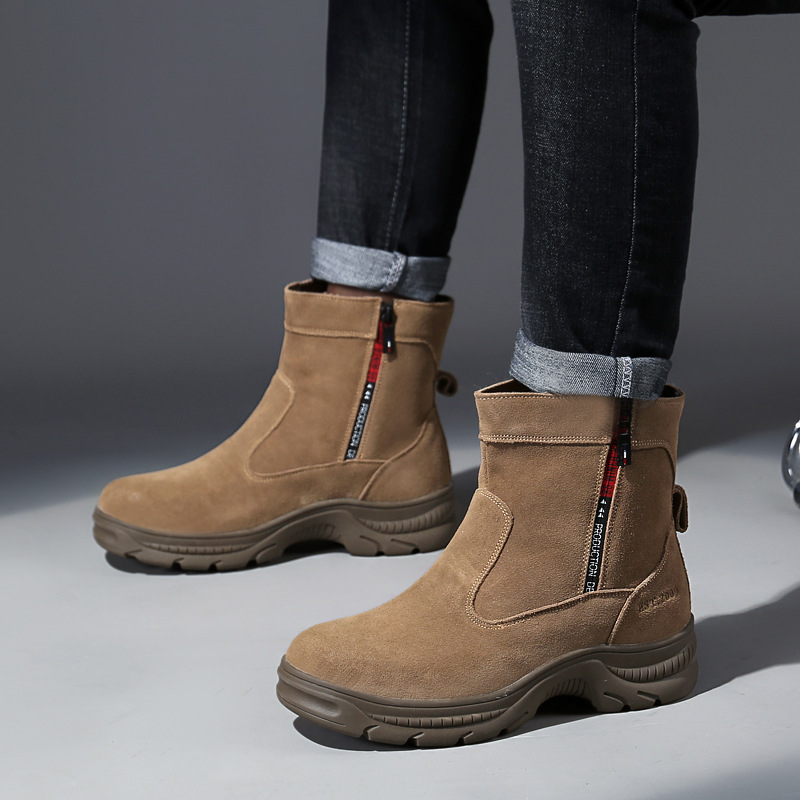 Extra vastag báránybőr all-in-one hócsizma férfi meleg gyapjú csizma meleg hideg elleni hideg csizma vízálló csizma_voghion.com