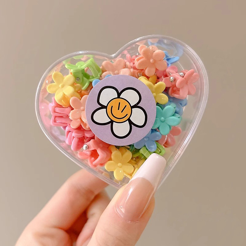 Dopamina abrazadera de cabello esmerizada de color para mujeres pequeñas flores rascar el mar de peinados artefactos de cabello para bebés abrazadera de cabello accesorios para el cabello