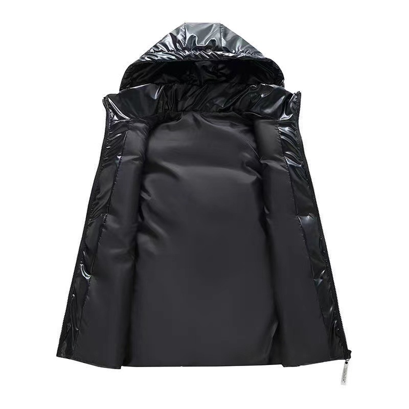 Gilet in cotone da uomo, autunno e inverno, gilet caldo e spesso, stile coreano, alla moda, lucido, lavaggio gratuito, coppia, gilet in cotone_voghion.com