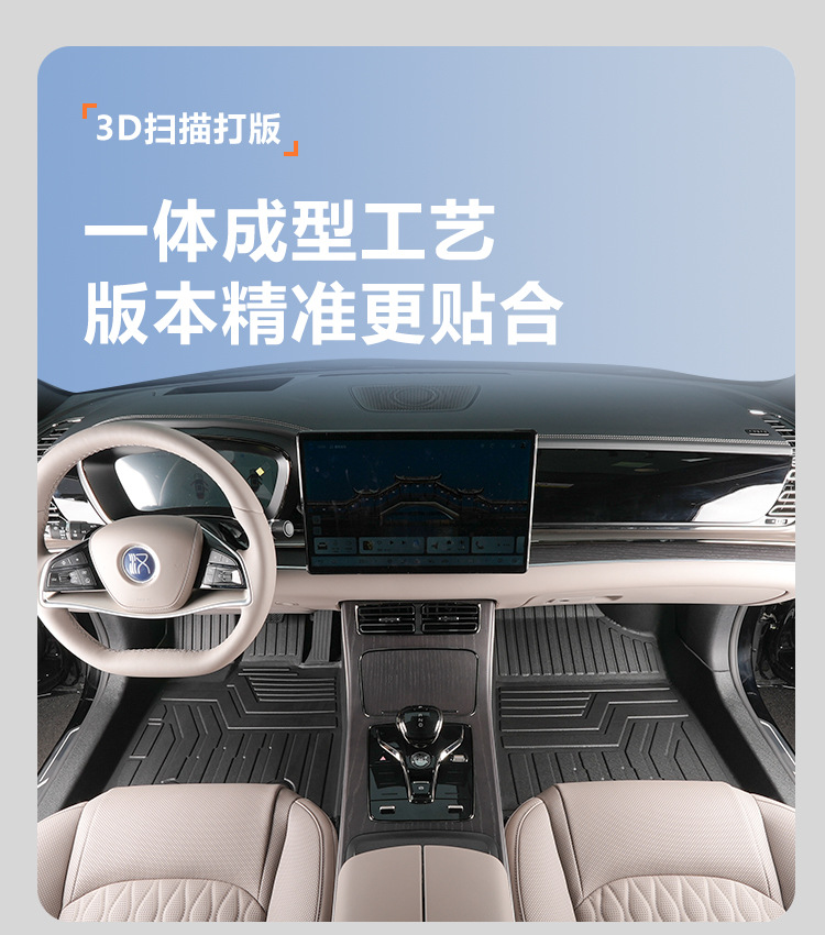 Suitable for Byd Han Dmi/Han Ev/Dm/Han L Full Surround Champion Glory Modified Carpet Tpe Car Floor Mats