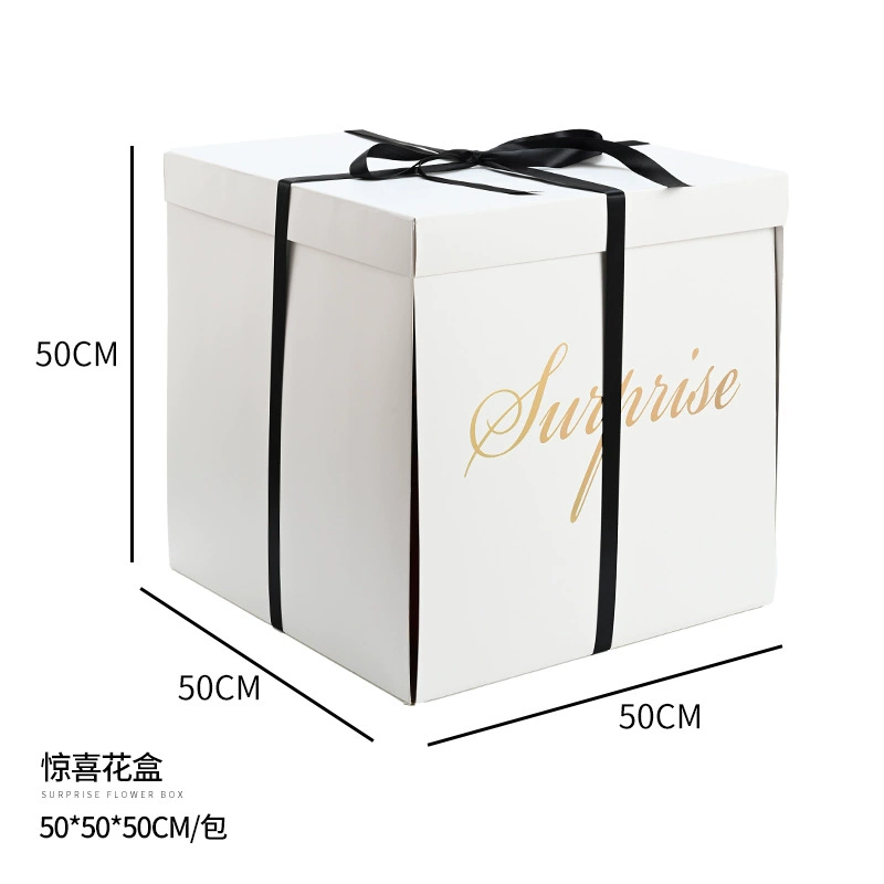 Подарочная упаковка для цветочного магазина, креативная складная упаковка для цветов на День святого Валентина, летающие цветы, сюрприз-бокс для цветов
