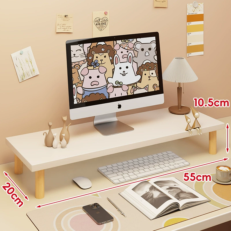 Monitor elevated stand desktop display pad base desktop computer display screen base raising bracket