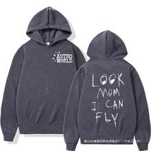 ������ŷ������Rapper Cactus Jack LOOK MOM I CAN FLY Print Ho