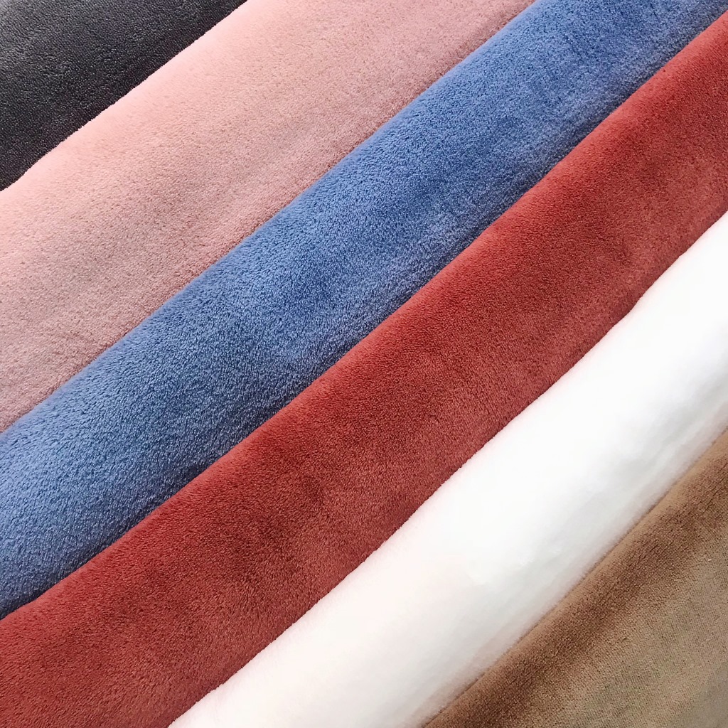 厂家 双面珊瑚绒面料 仙女暖暖裤家居服睡衣面料