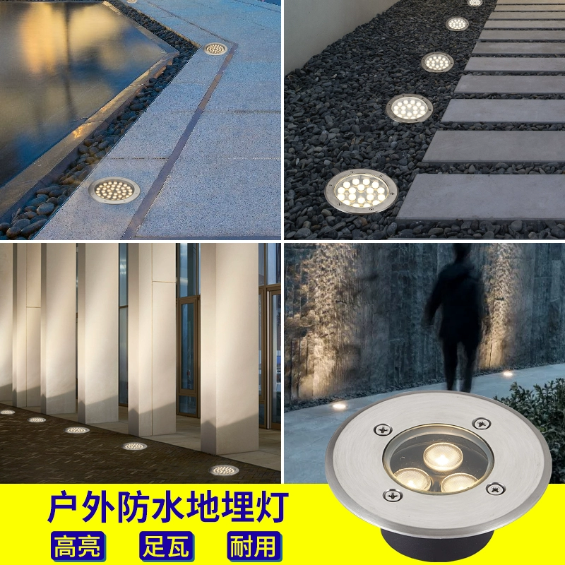 Встроенная LED портативная лампа для кладбища для беседки, садовое освещение нержавеющая сталь