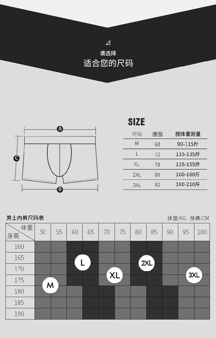 本命年男士内裤平角裤莫代尔纯棉裆透气四角薄款男生短裤衩礼盒装详情17