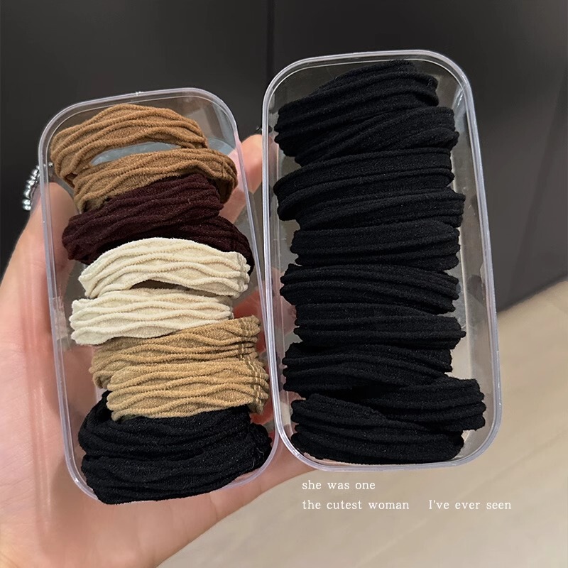 High ponytail hair rope high elastic durable rubber band women's hair band 2024 new high-end spring and summer headband headdress High ponytail hair rope high elastic durable rubber band women's hair band 2024 new high-end spring and summer headband headdress