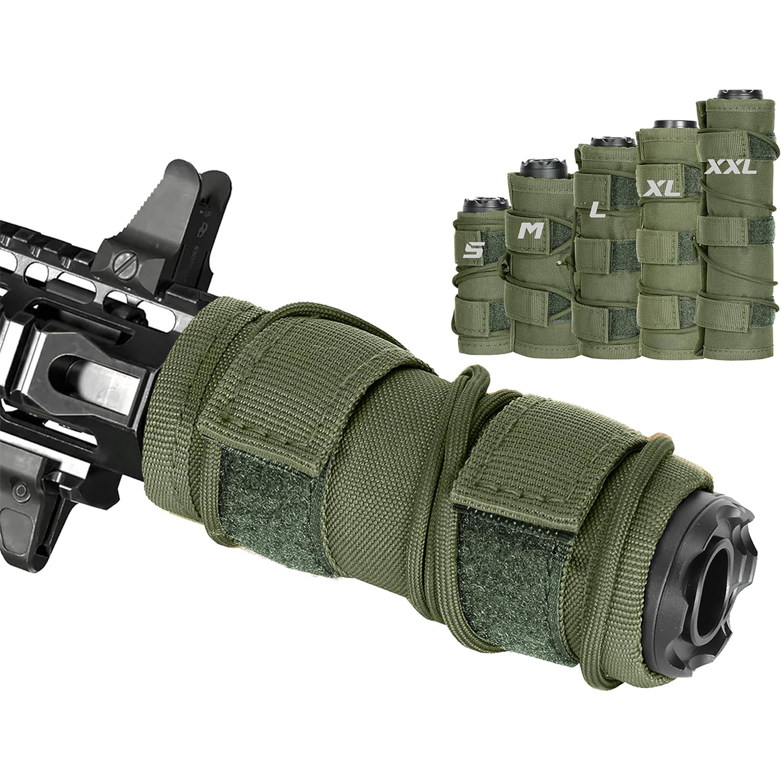 New cross-border holster cover, outdoor tactical shooting protective case, Oxford cloth fabric, 4/5/6/7/9 inner liner.