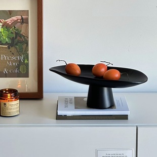 Modern Simple Light Luxury Fruit Plate High-end Feeling Model Room Living Room Dining Room Desktop Hallway Ornaments Fruit Plate Tray