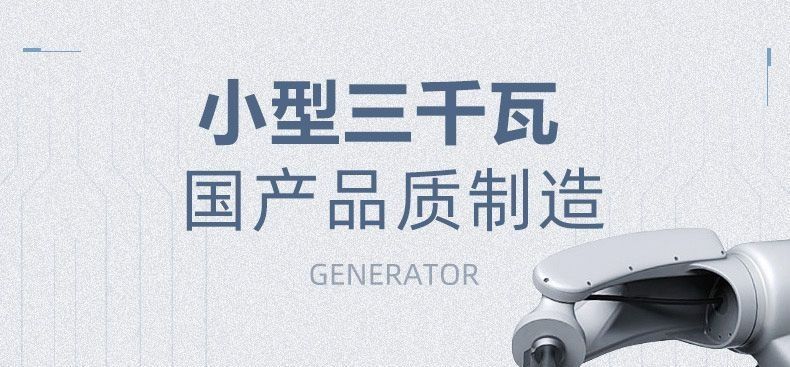 3-Kilowatt Gasoline Generator 220V Household Small Inverter Generator for Rv Outdoor Camping Portable Handheld