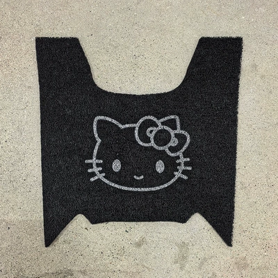 scooter waterproof cartoon cute: Electric vehicle foot mat - kt-cat-honda-nwt150