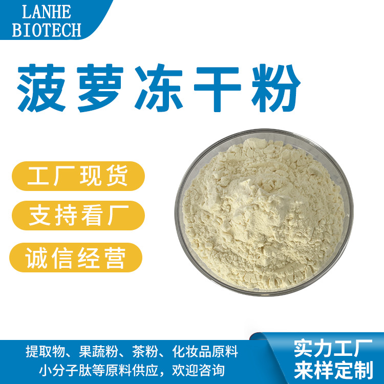 菠萝冻干粉 FD菠萝粉 水果冻干粉 菠萝冷冻干燥粉 欢迎咨询 现货