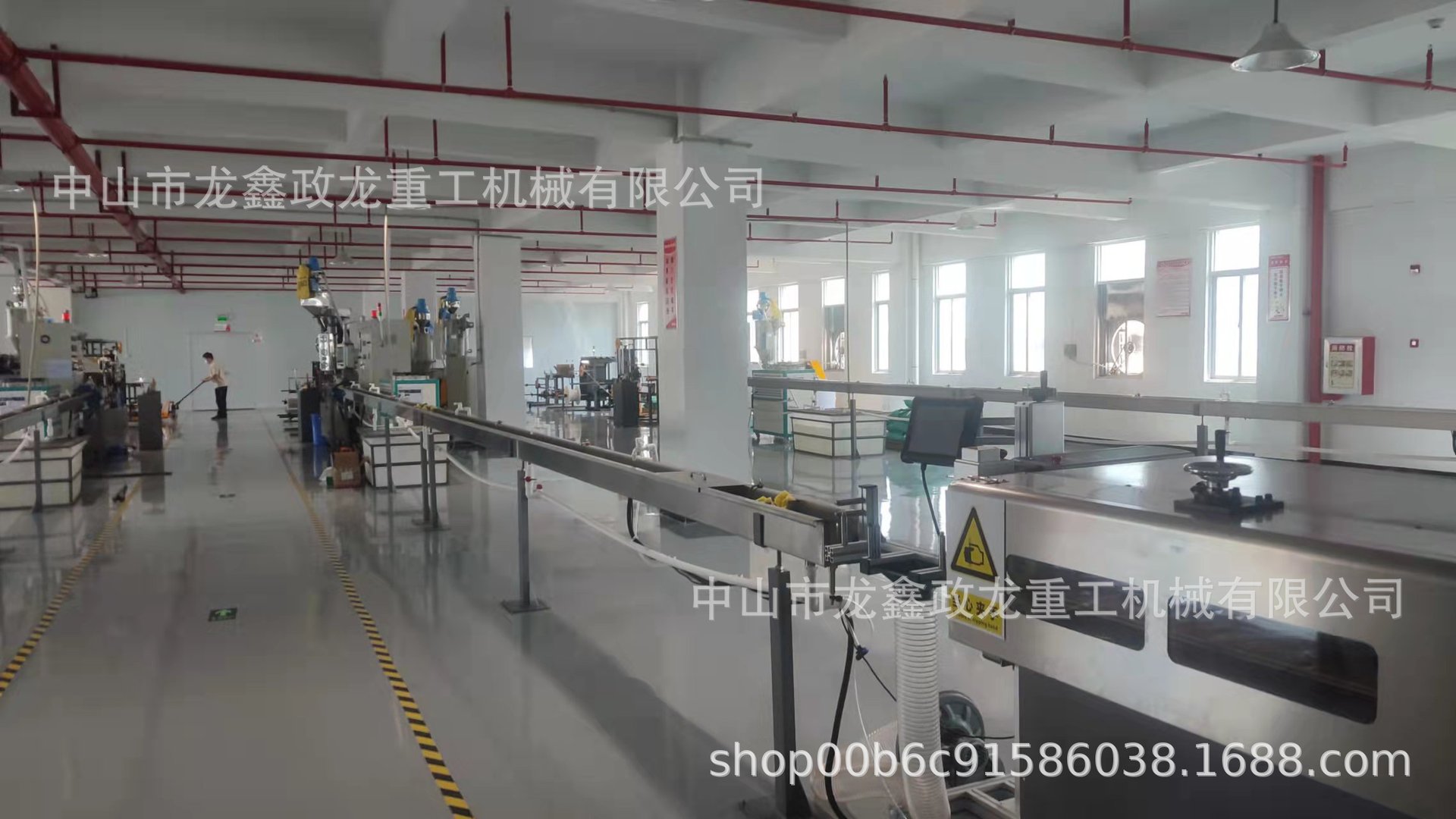 无导线荧光绿发光灯条包胶机