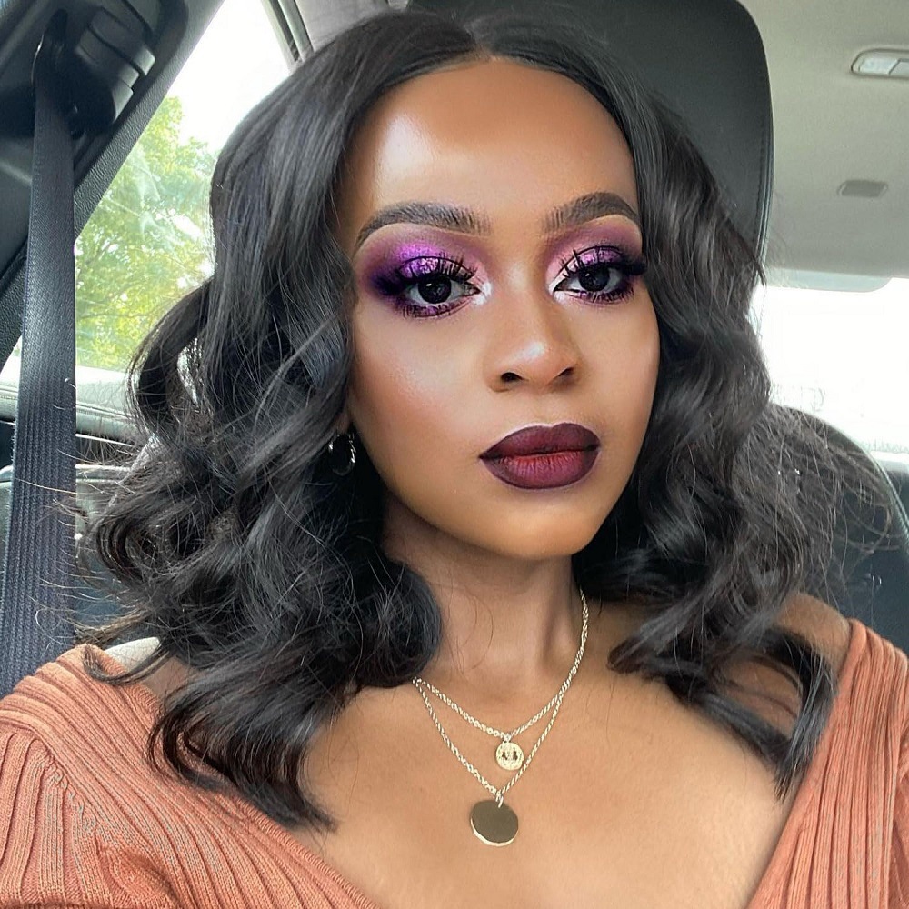 欧美假发女bobo头中分波浪卷短发套巴西假发合成短卷发跨境批发