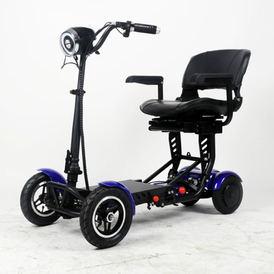 Qatlanan elektrik velosipedlər Elderly, Long Battery Life, Household - 36v104ah-blue