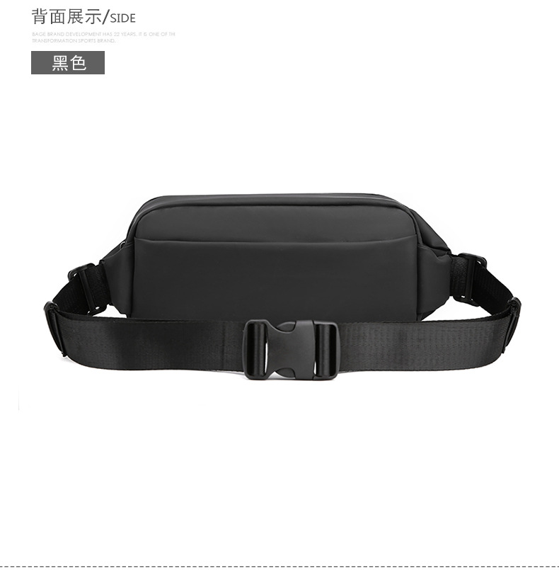 New cross-border men's waist bag, outdoor sports mobile phone bag, multi-functional large-capacity chest bag, casual single-shoulder crossbody bag undefined