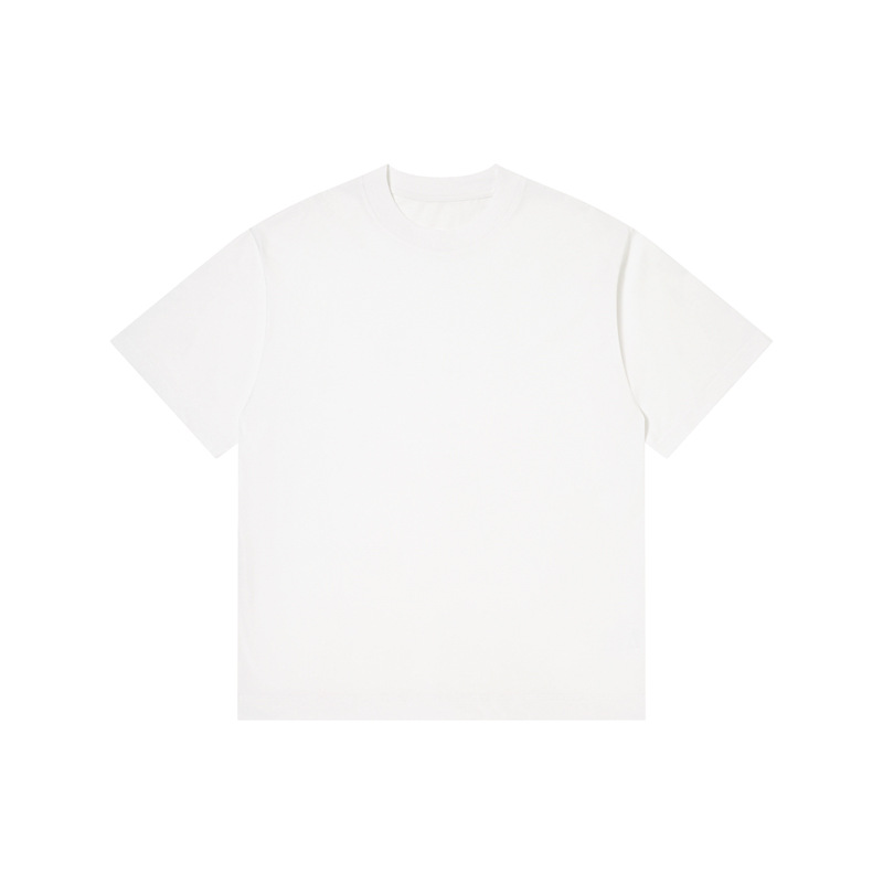 Camiseta de Verano de 230g con Sensación de Hielo, Transpirable, con Tecnología de Seda, Cuello Redondo, Manga Corta, para Hombre