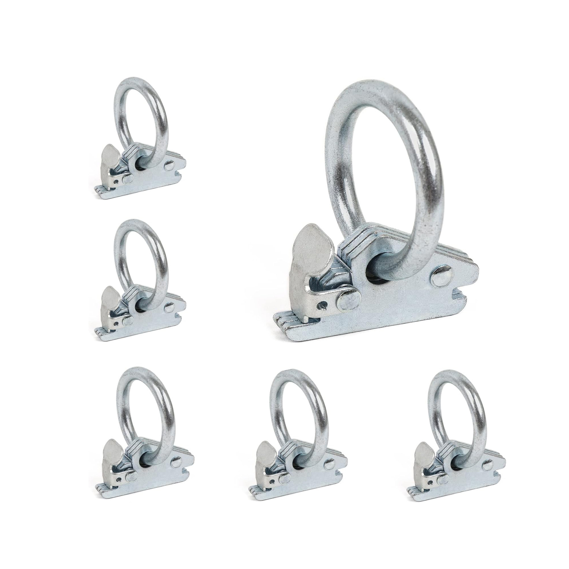 连接环E-Track轨道E型扣拉紧器配件五金配件织带金属镀锌环