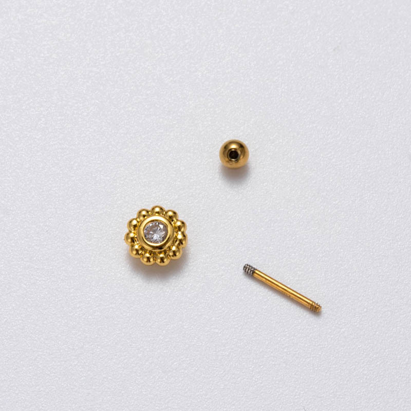 2 pezzi in acciaio inossidabile con asta sottile micro zircone pentagonale farfalla per puntura ossea vite a sfera torsione chiodo per orecchio_voghion.com