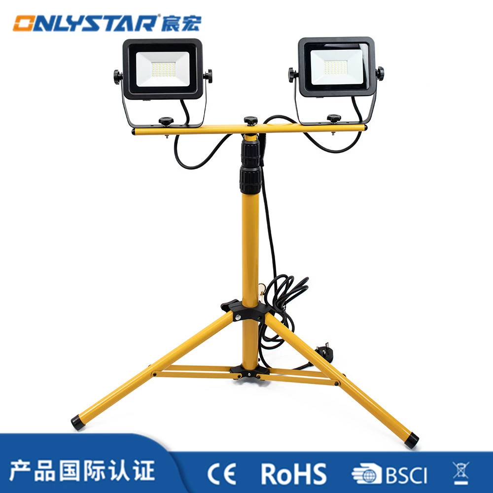 GS-4803 Завод прямой открытый ремонт автомобилей Кемпинг Ночной рынок киоск со штативом двойной прожектор