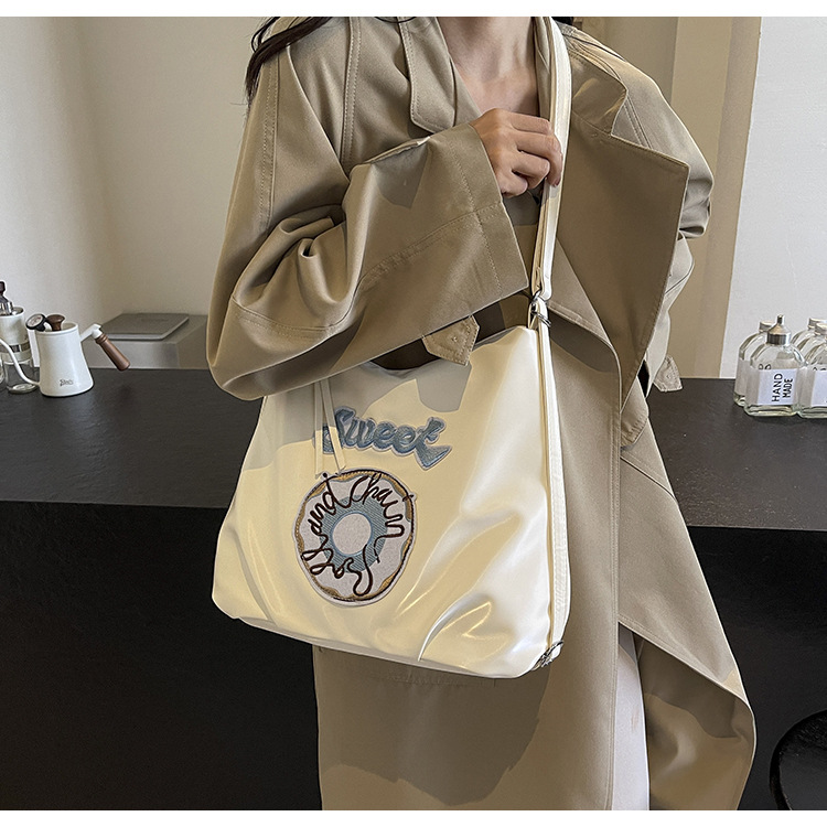 Trendy Multiple Back Methods Large Capacity for Women 2024 New Bags Letter Commuter Shoulder Bag Student Backpack_voghion.com