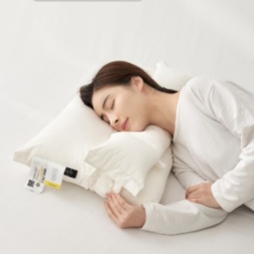 雅兰护颈枕床上用纯棉颈椎枕360度护肩枕可拆卸两用枕芯可调节