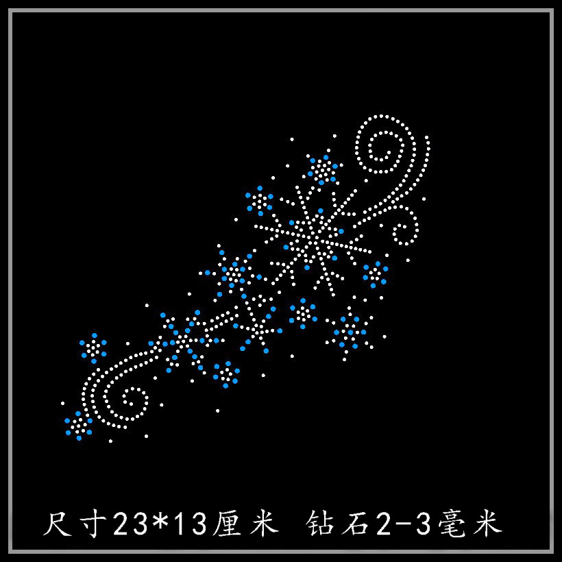 烫钻图案批发 肩膀烫图 T恤毛衣长短袖羊毛衫裤子装饰水钻diy