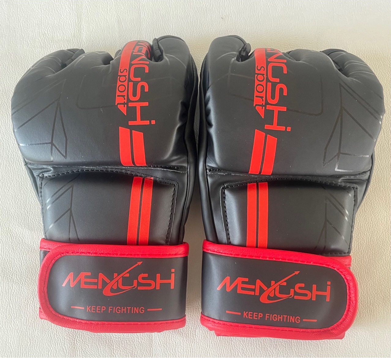 Cross-Border Mma Adult Half-Finger Fighting Gloves, Mixed Martial Arts Sanda Practical Training Five-Finger Sandbag Boxing Gloves