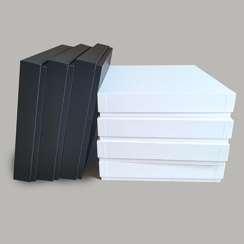 Heaven and Earth Cover Black White Hard Box Rectangular Gift Box Empty Box T-Shirt Shirt Pajamas Packaging Gift Box