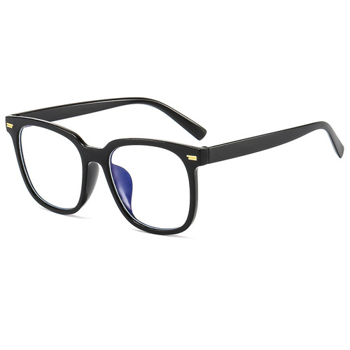Natural beauty glasses with transparent frames in Korean style, Instagram-inspired, large frames suitable for myopia correction, unisex trendy, blue light protection