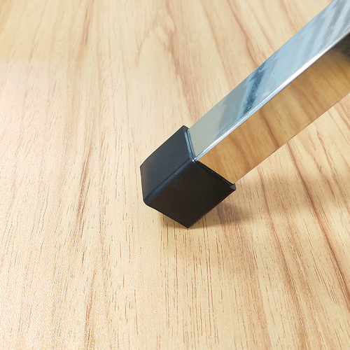 Square PVC soft rubber table and chair leg cover, 25x25 cm, wear-resistant and scratch-resistant protective cover with plug