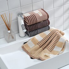 洁丽雅毛巾品质新疆棉大地色系全棉不掉色批发团购绣字礼品福利