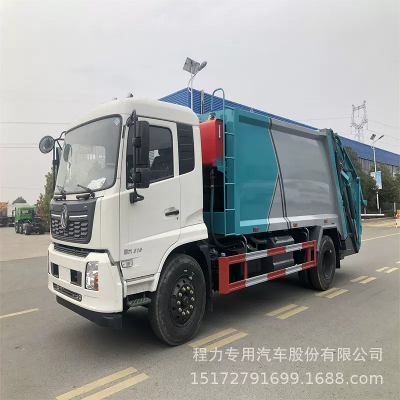 15方大型压缩垃圾车工矿企业垃圾垃圾压缩车生活清运收集垃圾车