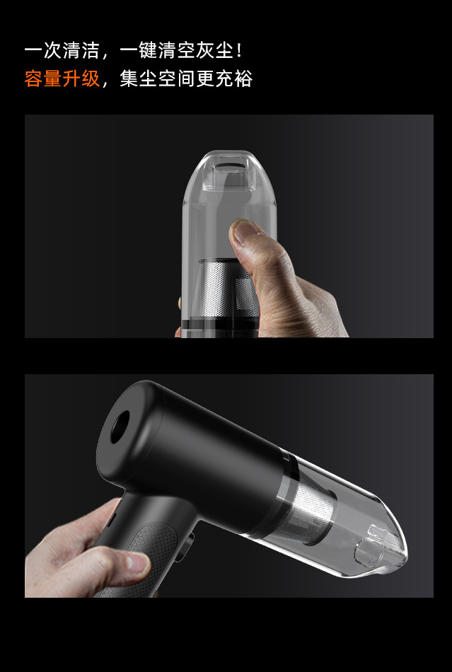 Cross-border bestseller handheld wireless vacuum cleaner for car and home use, 20000pa multifunctional portable car vacuum cleaner