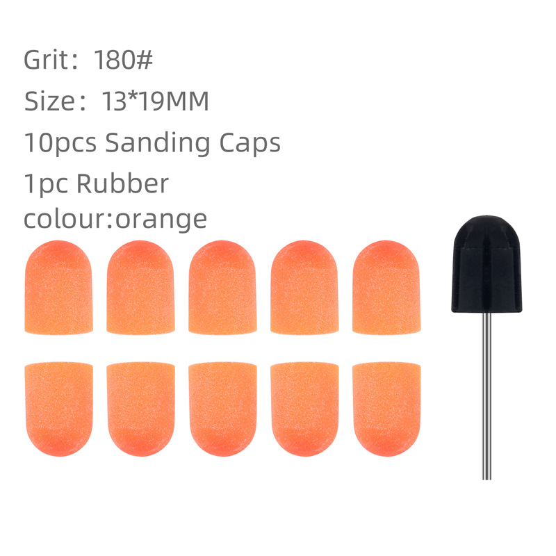 Máquina de pulir de tapas de arena de color de manicura especial transfronteriza herramienta de manicura removedor de uñas eliminación de piel muerta tapa de arena con tambor de arena