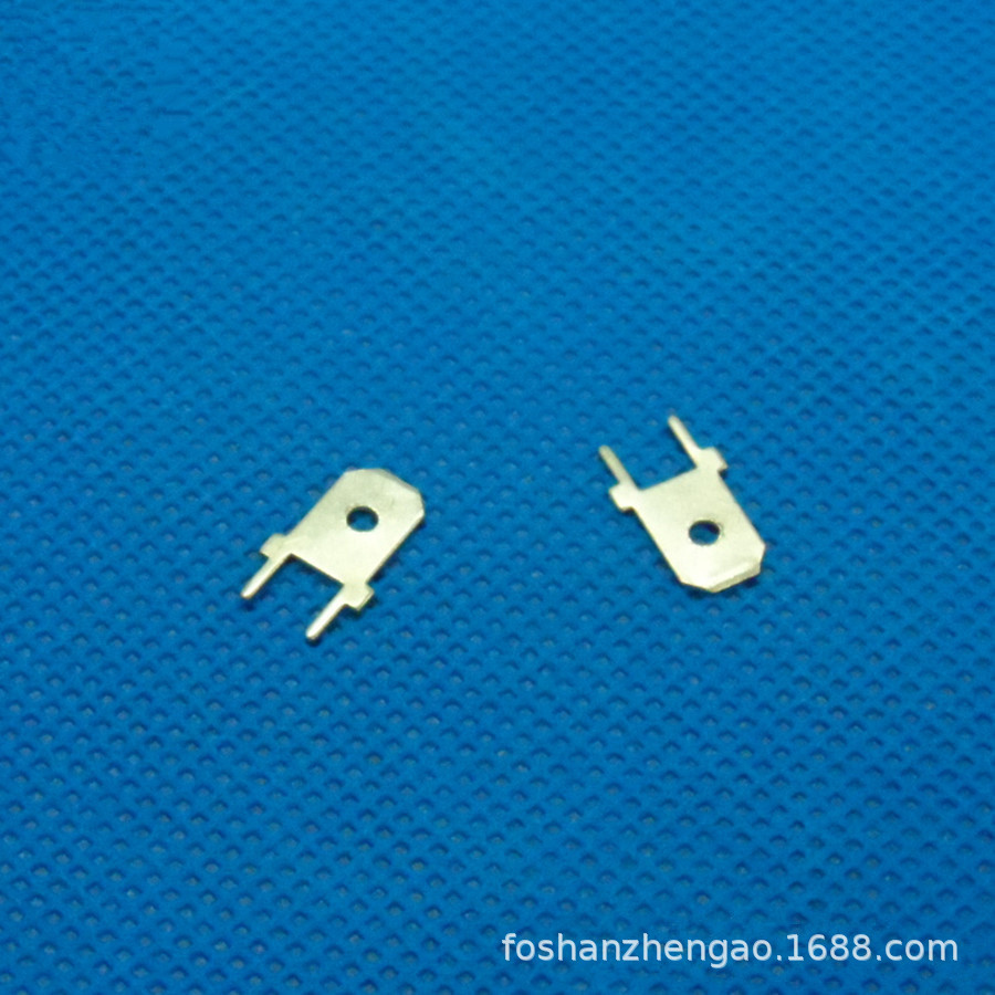 大量供应连接器6.3*0.8焊片 接线片 线耳插片 4.8焊片4.8*0.5焊片