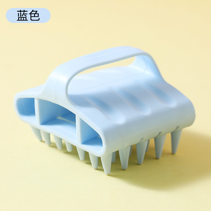 Limpieza de cuero cabelludo, artefacto mágico de lavado de cabello de silicona, peine de lavado de cabello de masaje de cuero cabelludo, cepillo de lavado de cabello de limpieza especial para la cabeza