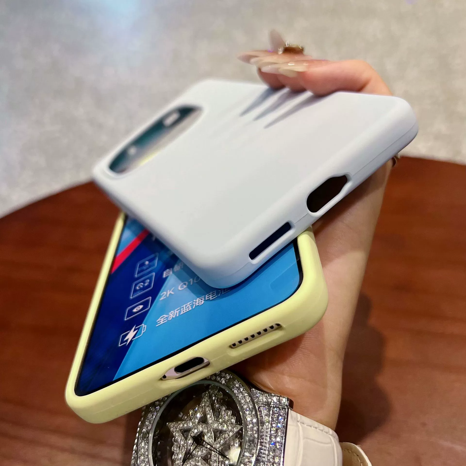 Чехол для Iqoo13, новый жидкий силикон vivoiqoo12pro, простота цвета, единый без защиты от падений