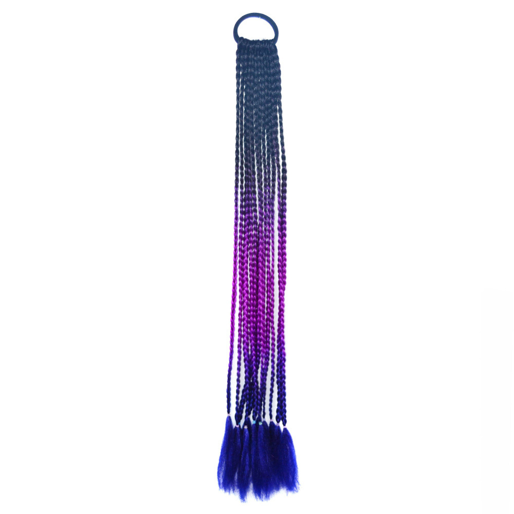 Trenza sucia Cola de Caballo color trenza Cola de Caballo anillo de pelo pequeña trenza color Cola de Caballo trenza sucia Cola de Caballo personalidad tocado