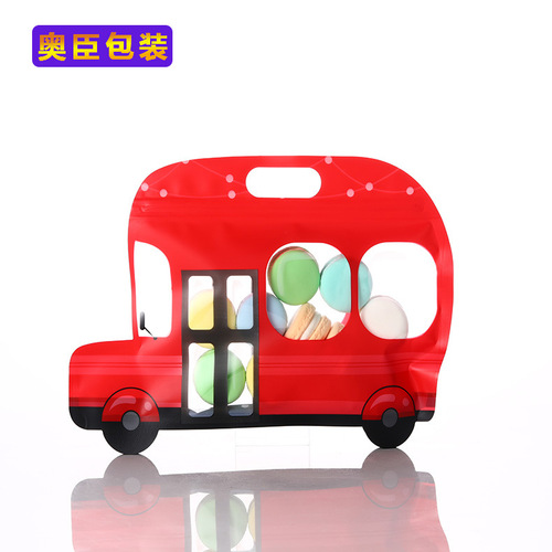 Car baking packaging bag toy plastic bag food bag parts handbag biscuits snowflakes stand-up bag