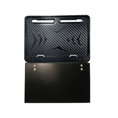 Suitable for use on modified short-tail motorcycles, the foldable mudguard eliminates the problem of mud splashing from the motorcycle license plate (Nömrə qabı) - plastic-model-foldable-mudguard-adjustable-tightnessangle