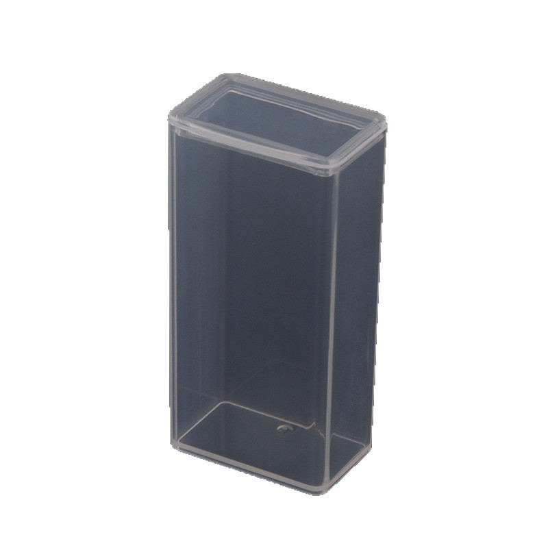 透明 PP プラスチックボックス電子部品包装箱蓋付き小さな雑貨収納ボックス