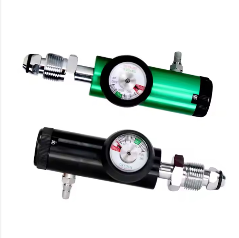Bullnose牛鼻子减压器氧气减压表减压阀pin-index氧气表CGA870