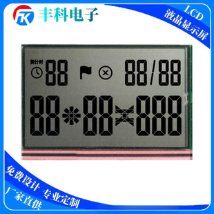 ���㌚LCDҺ���� ��ͯ����Ӌ�����@ʾ�� TN�׵׺���LCD�@ʾ��