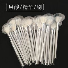 皮肤扇形刷子刷果酸精华软毛刷酸精油刷原液管理刷水疗面膜刷
