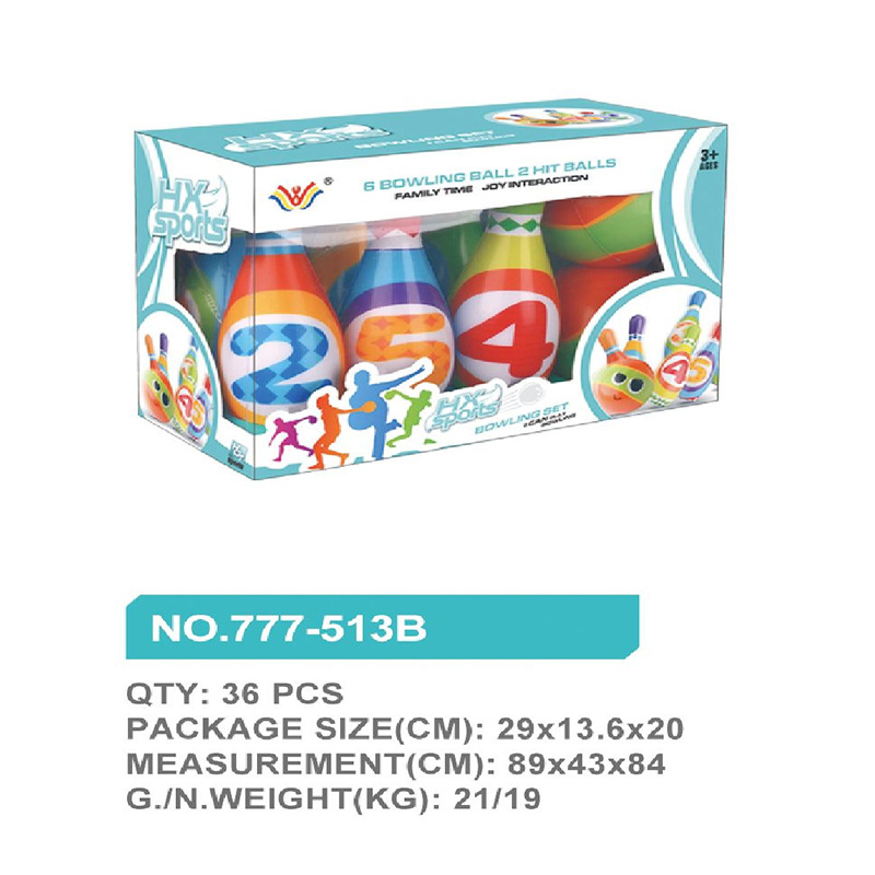 Juguetes de bolos para niños traje bebé padre-hijo Deportes 3-6 años al aire libre interior extra grande ocio bola entrega